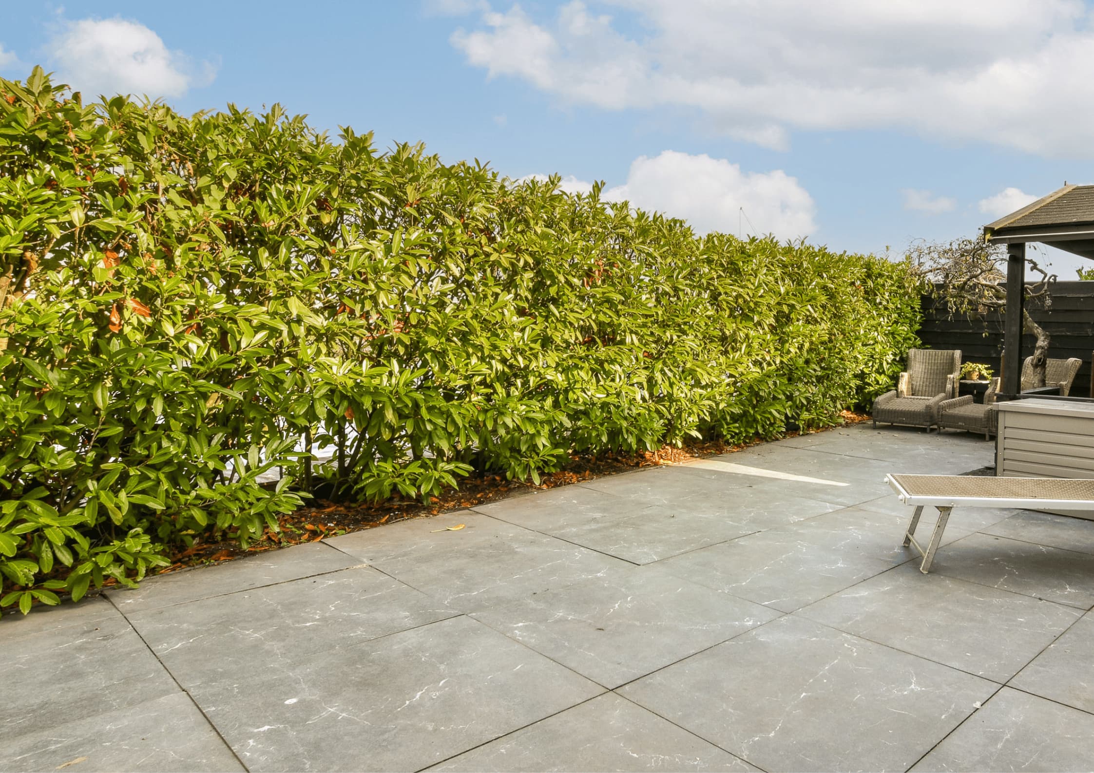 Terrasse anlagt af Haverberg Byg & Anlæg